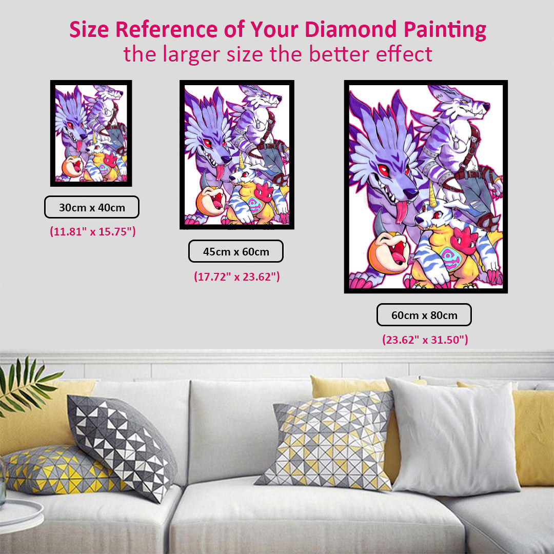 gabumon-family-diamond-painting-art-kit