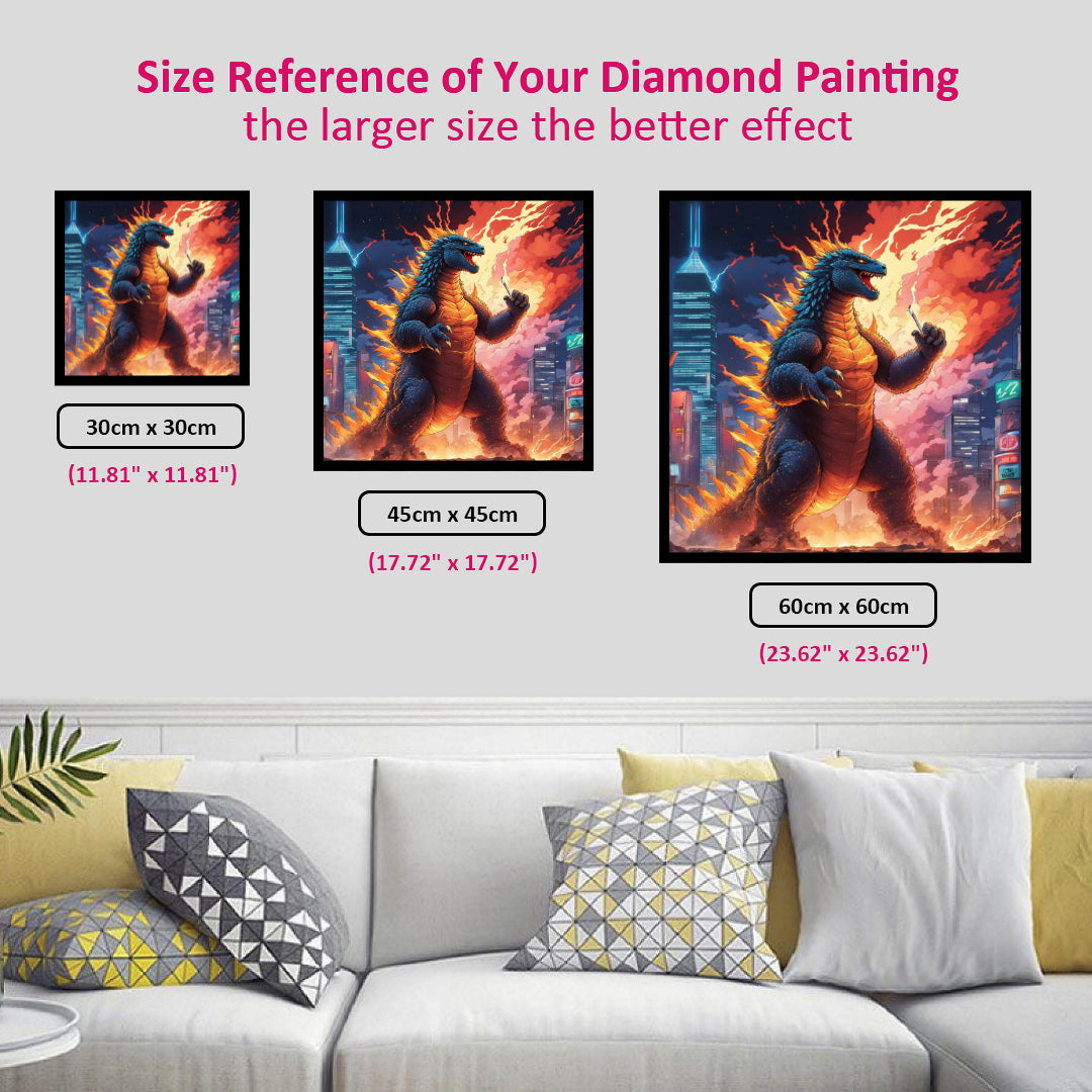 godzilla-smoking-lightning-diamond-painting-art-kit