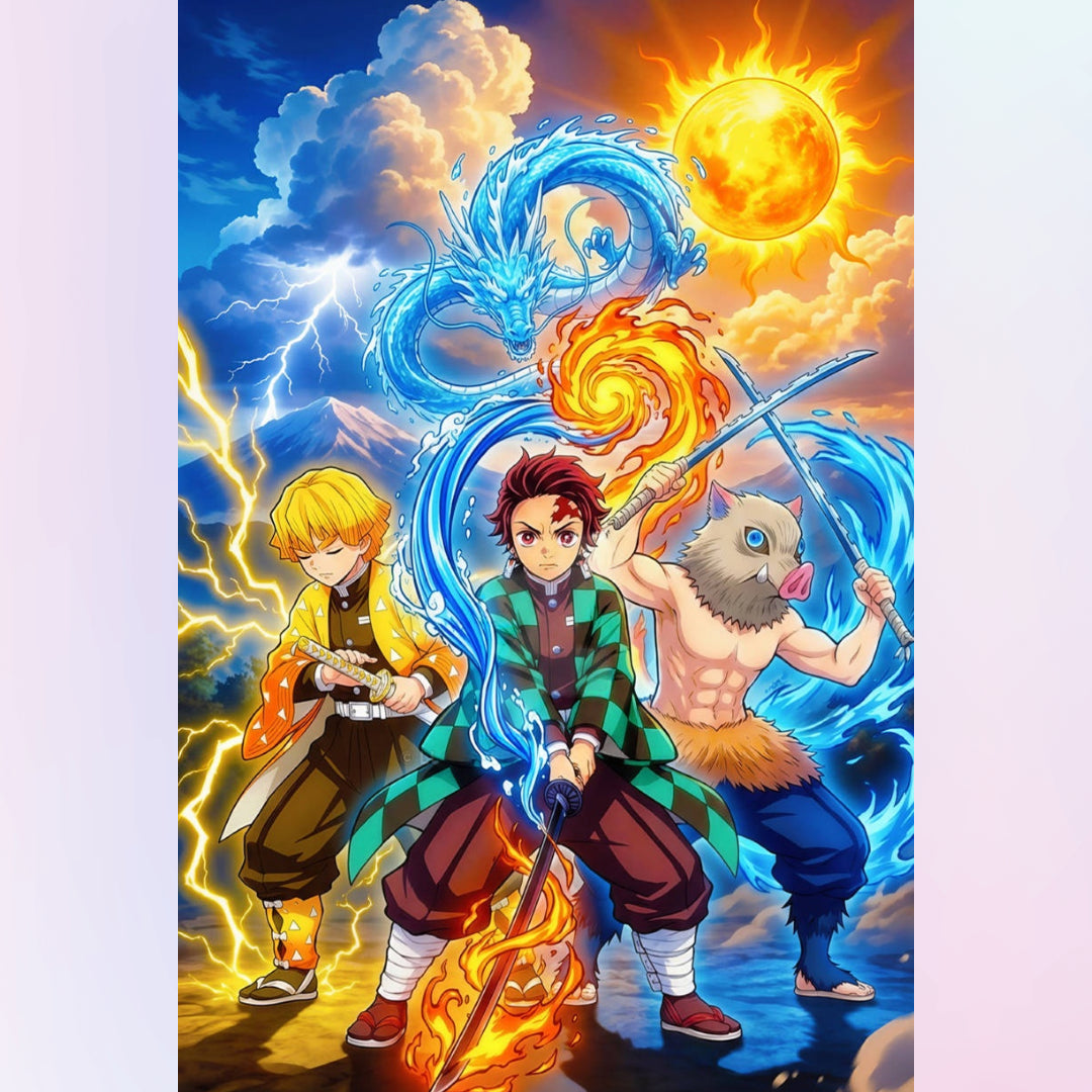 golden-partners-demon-slayer-diamond-painting-art-kit