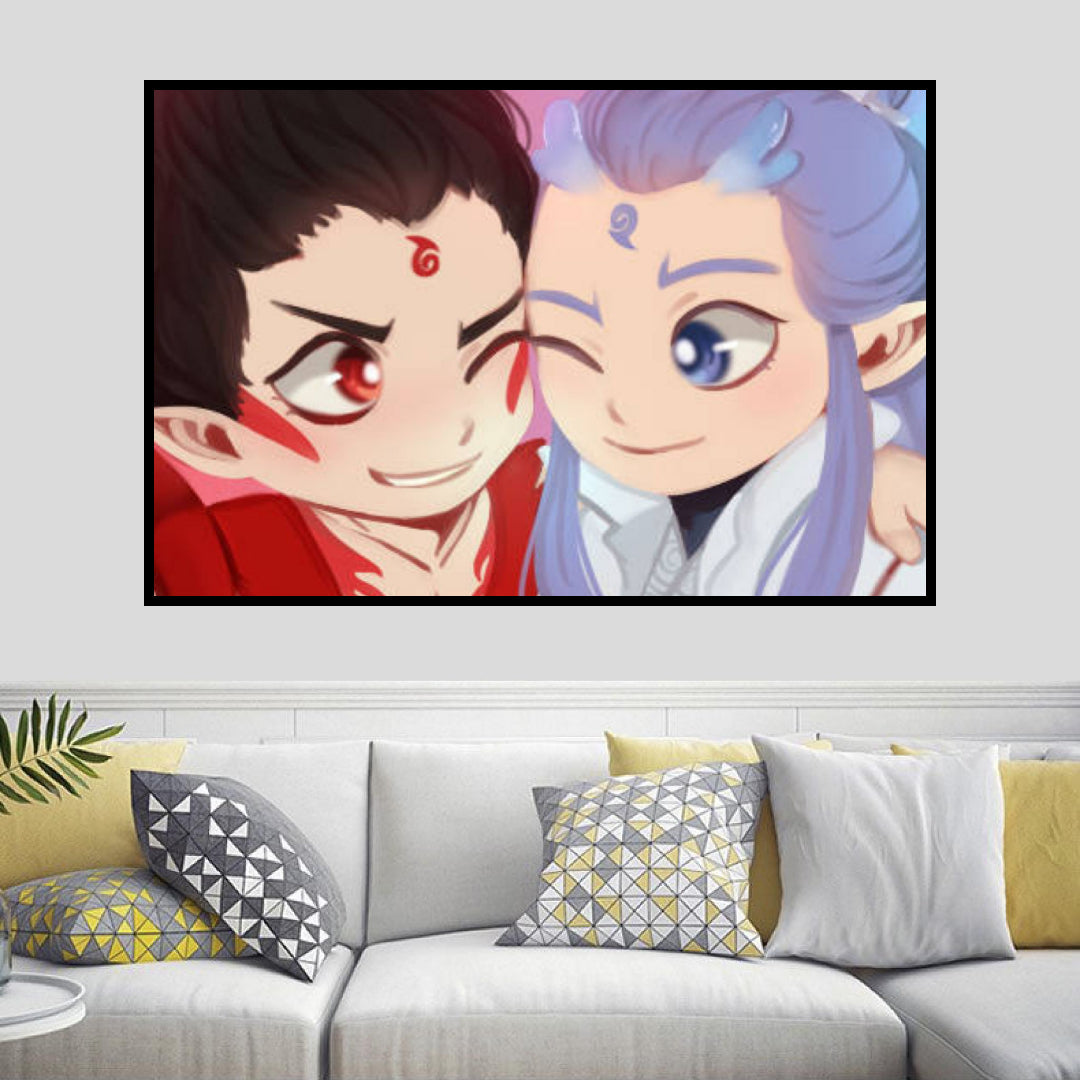 good-brothers-aobing-and-ne-zha-diamond-painting-art-kit