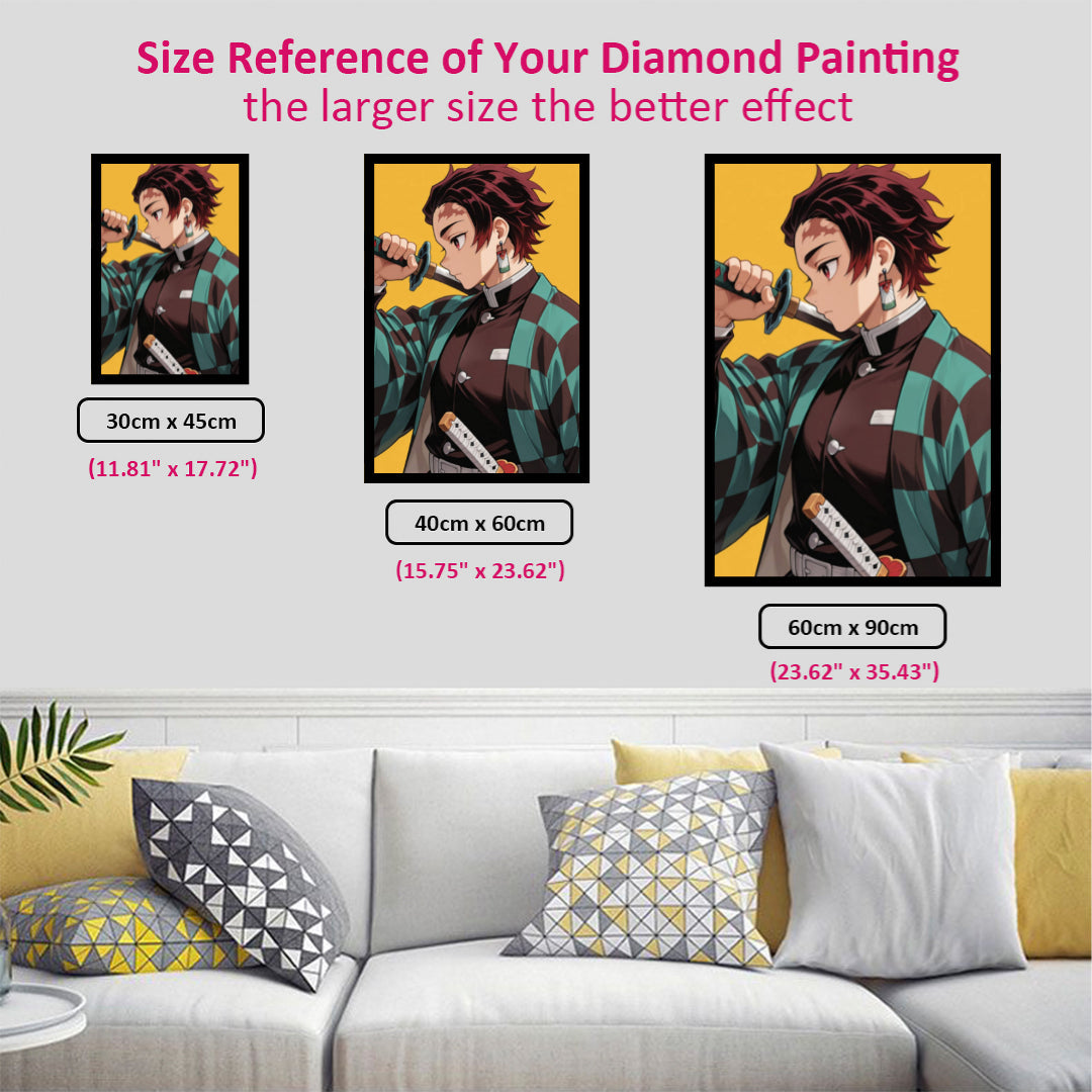 great-kamado-tanjiro-diamond-painting-art-kit