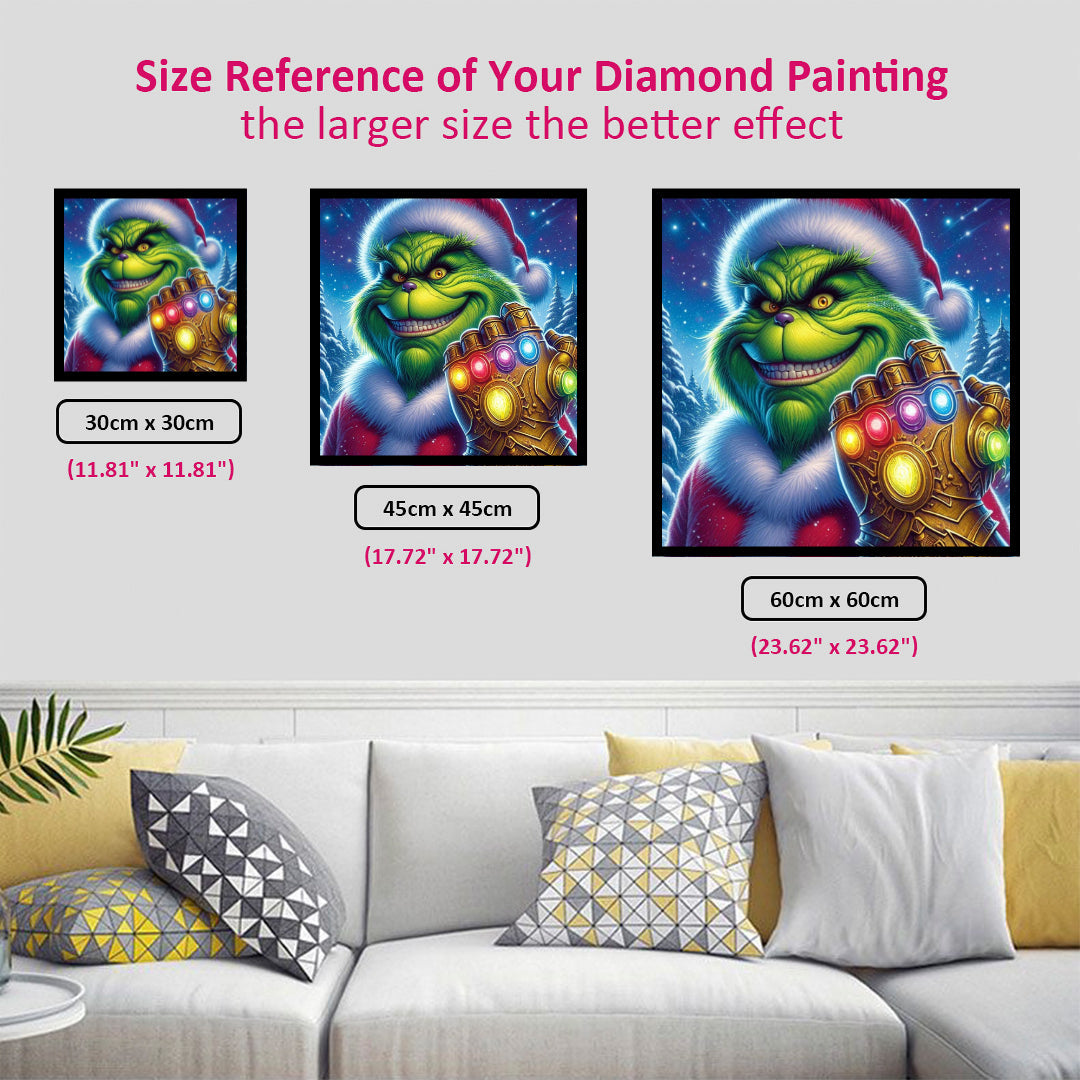 grinch-with-the-infinity-gauntlet-diamond-painting-art-kit