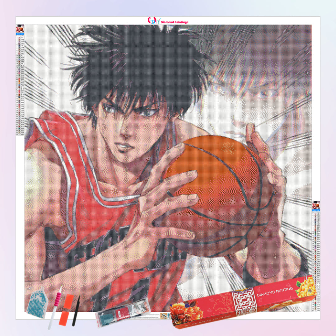 handsome-rukawa-slam-dunk-diamond-painting-art-kit