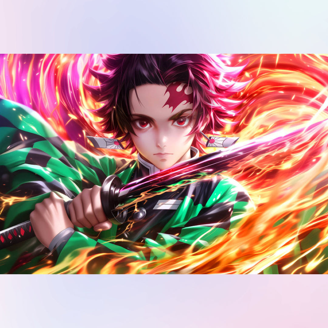 handsome-tanjiro-diamond-painting-art-kit