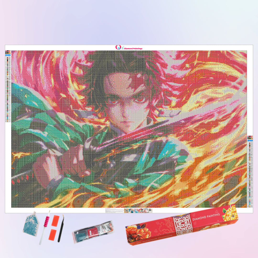 handsome-tanjiro-diamond-painting-art-kit