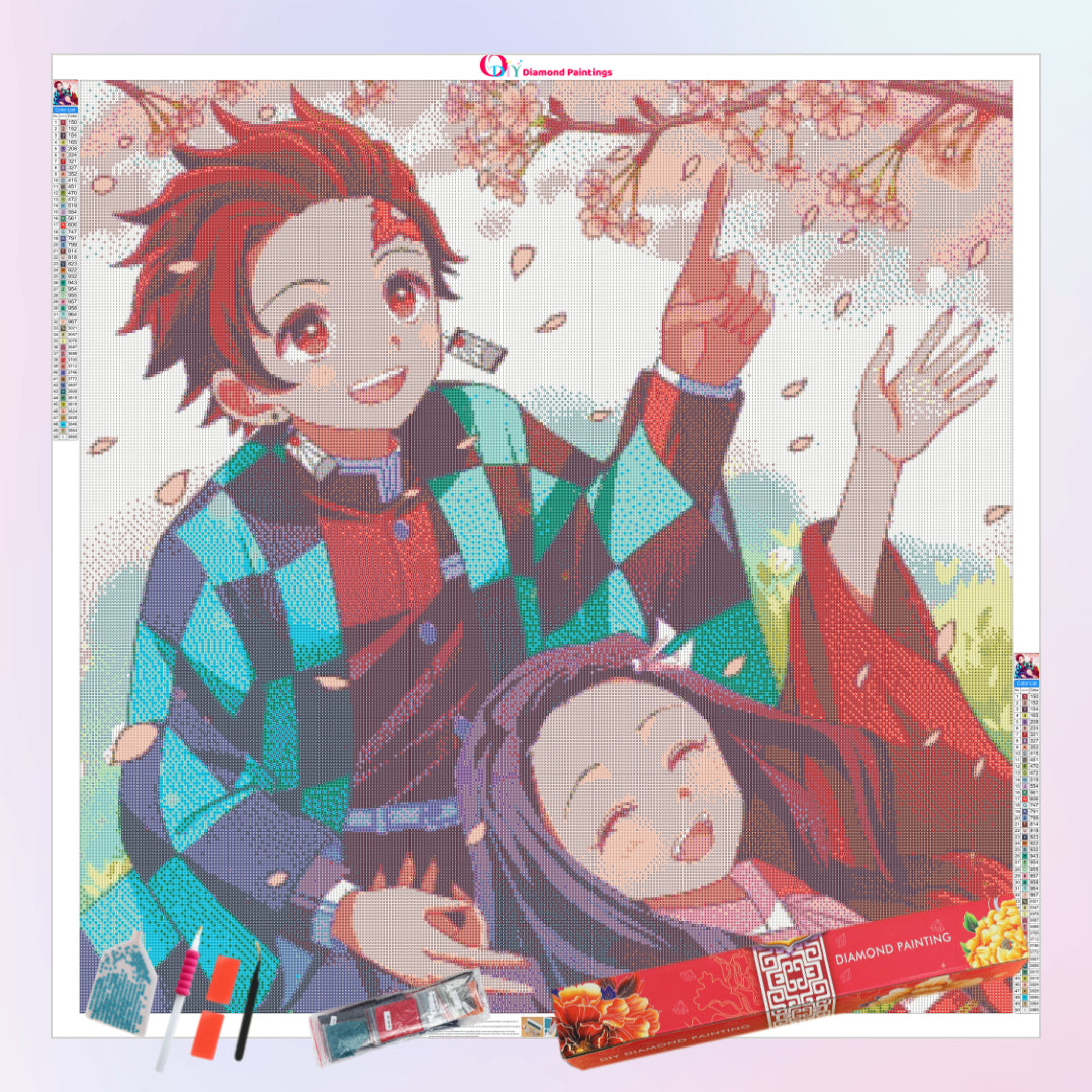happy-time-nezuko-and-tanjiro-diamond-painting-art-kit