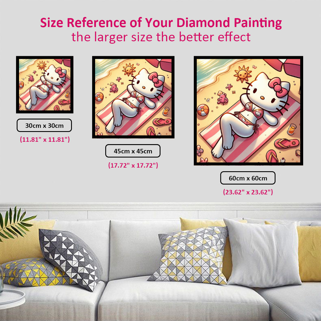 hello-kitty-sunbathing-diamond-painting-art-kit