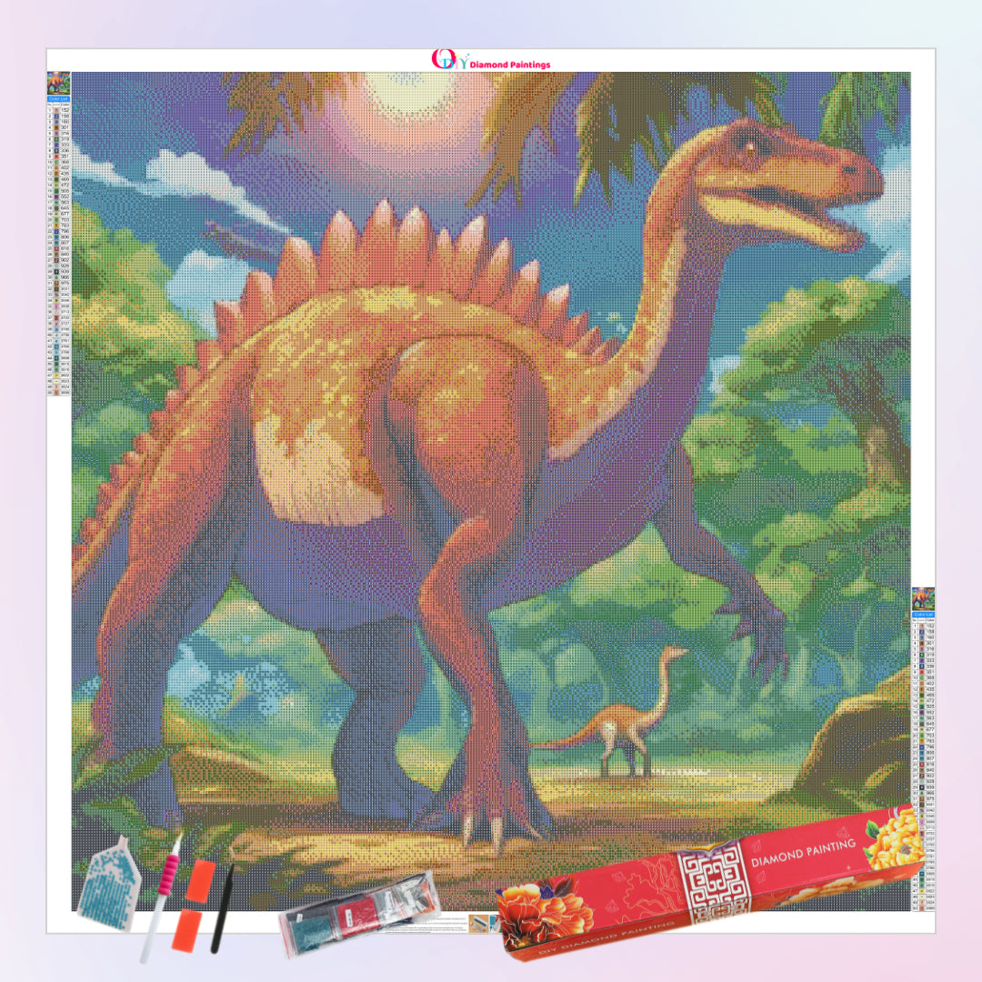 herbivorous-necked-sauropod-dinosaur-diamond-painting-art-kit