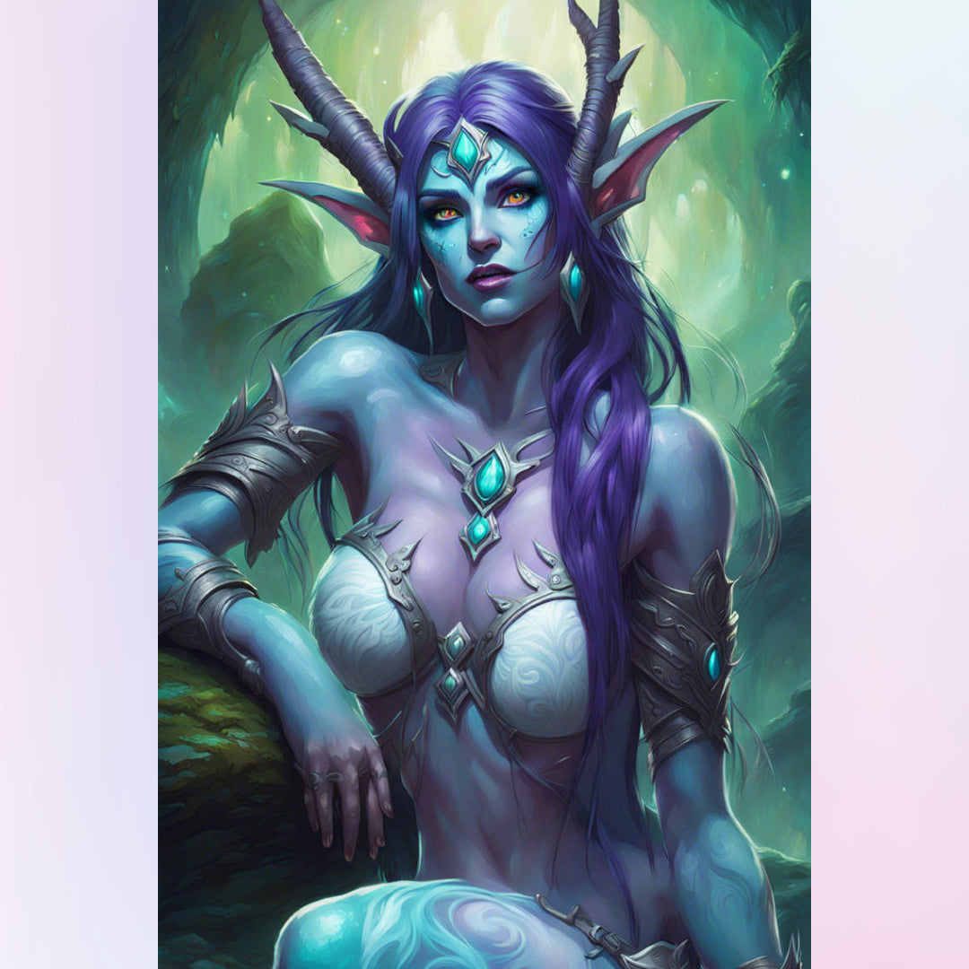 hot-tyrande-whisperwind-diamond-painting-art-kit