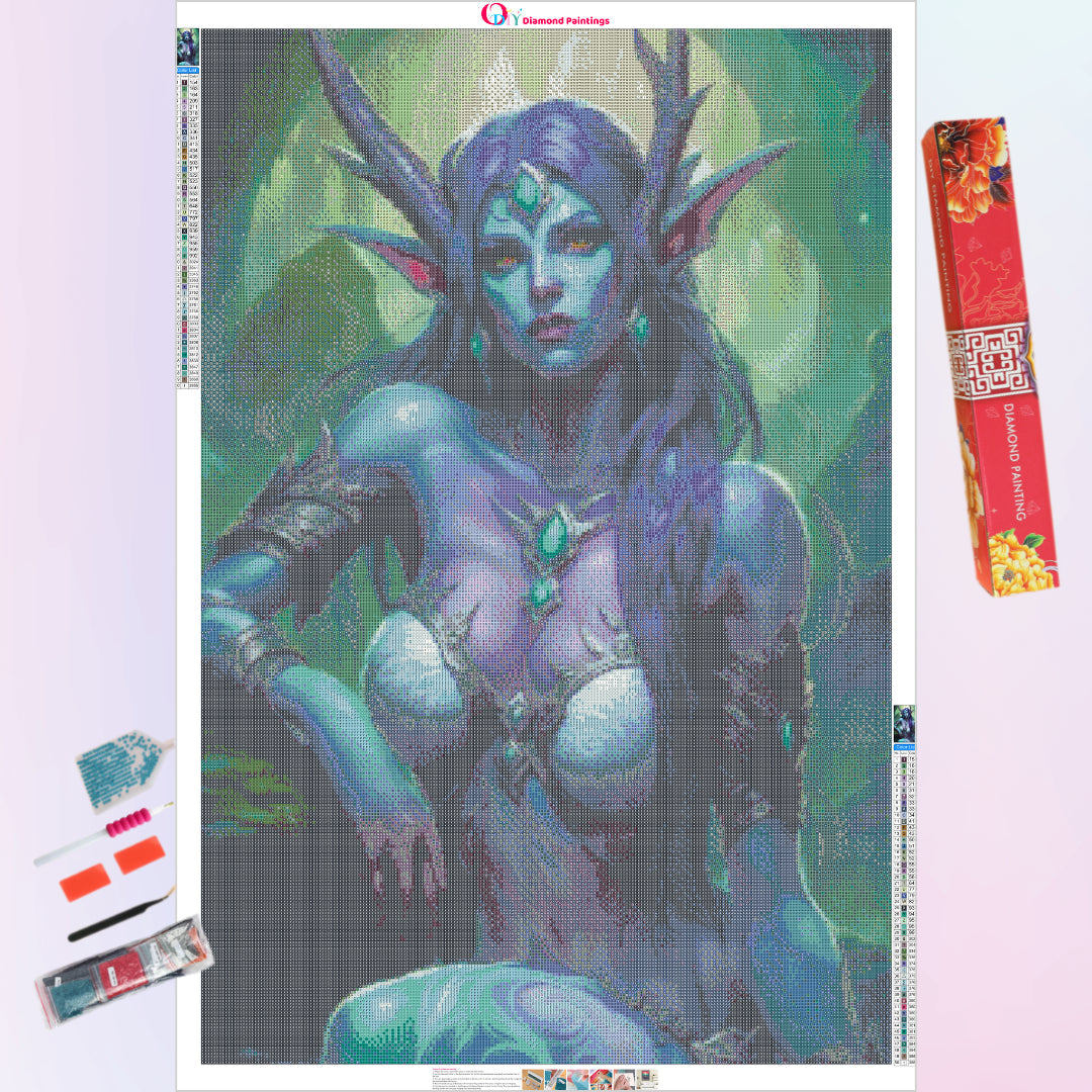 hot-tyrande-whisperwind-diamond-painting-art-kit