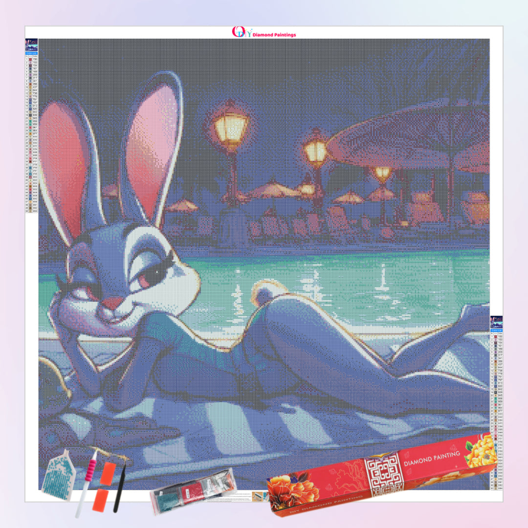 judy-by-the-swimming-pool-diamond-painting-art-kit