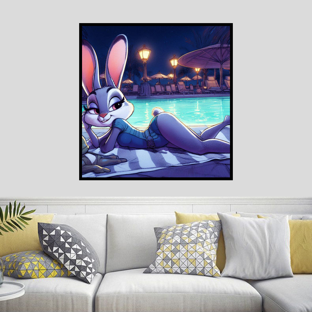 judy-by-the-swimming-pool-diamond-painting-art-kit