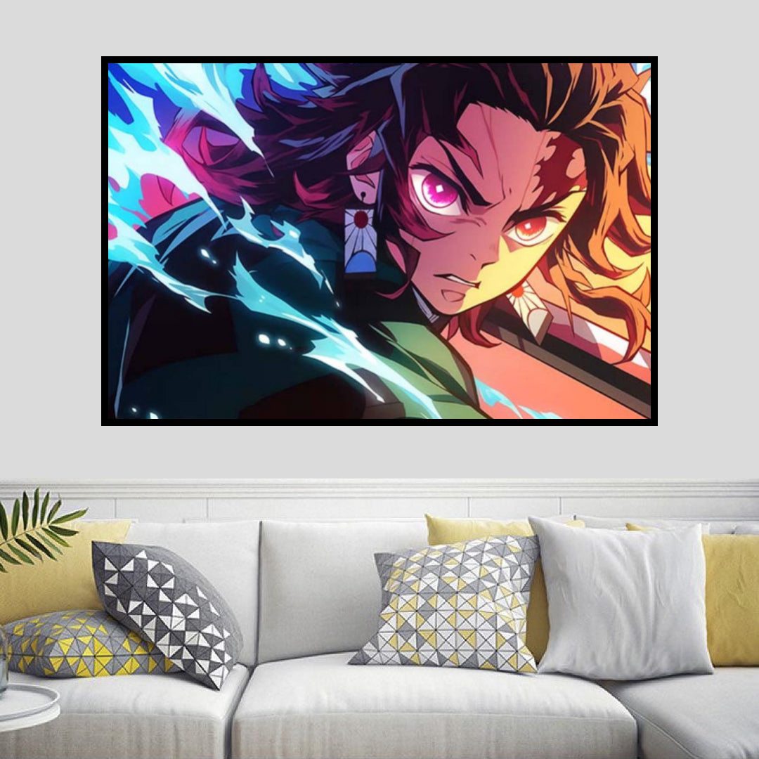 kamado-tanjiro-diamond-painting-art-kit