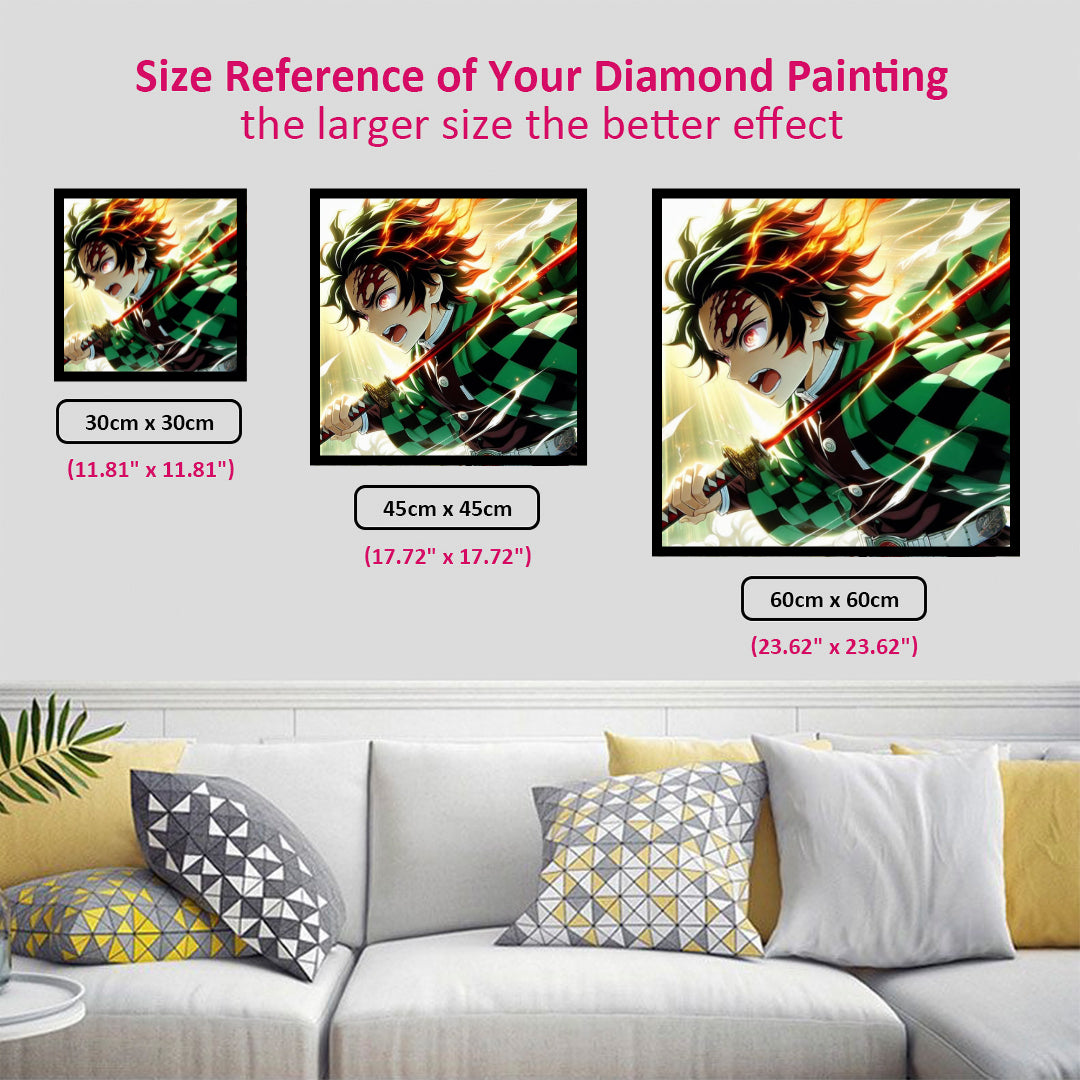 light-tanjiro-diamond-painting-art-kit