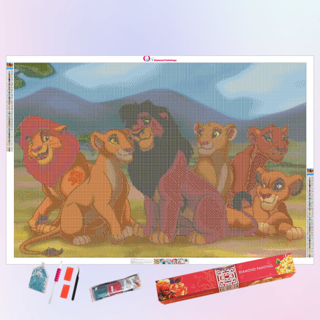 lion-king-kovu's-pride-diamond-painting-art-kit