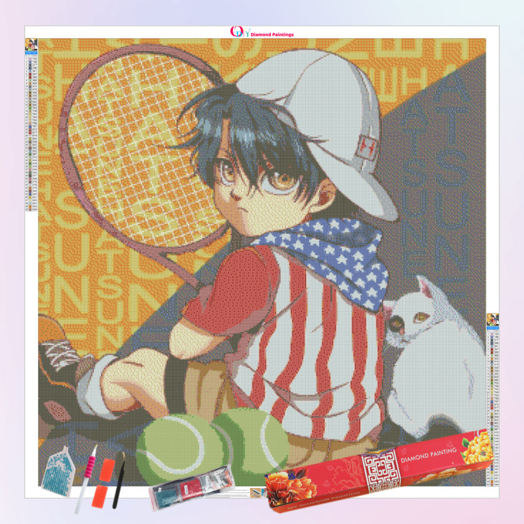 little-echizen-royma-prince-of-tennis-diamond-painting-art-kit