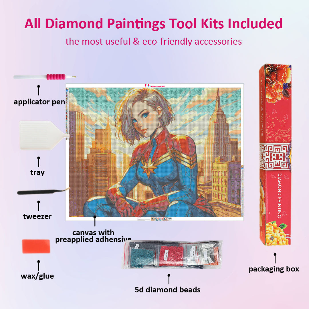 little-shy-captain-marvel-diamond-painting-art-kit