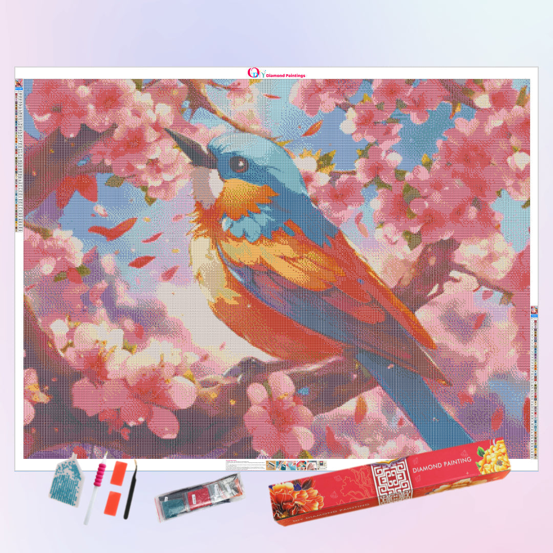 magpie-on-a-cherry-tree-diamond-painting-art-kit