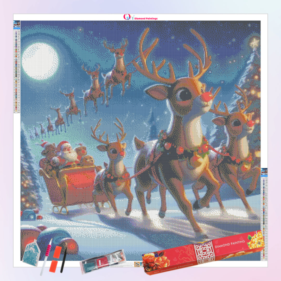 many-rudolph-diamond-painting-art-kit