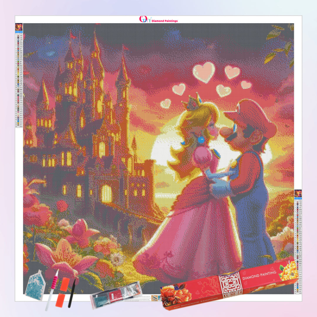 mario-fall-in-love-with-peach-princess-diamond-painting-art-kit