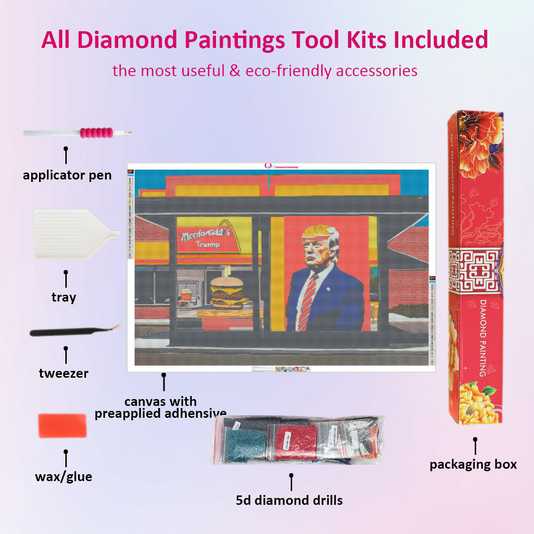 mcdonalds-trump-diamond-painting-art-kit