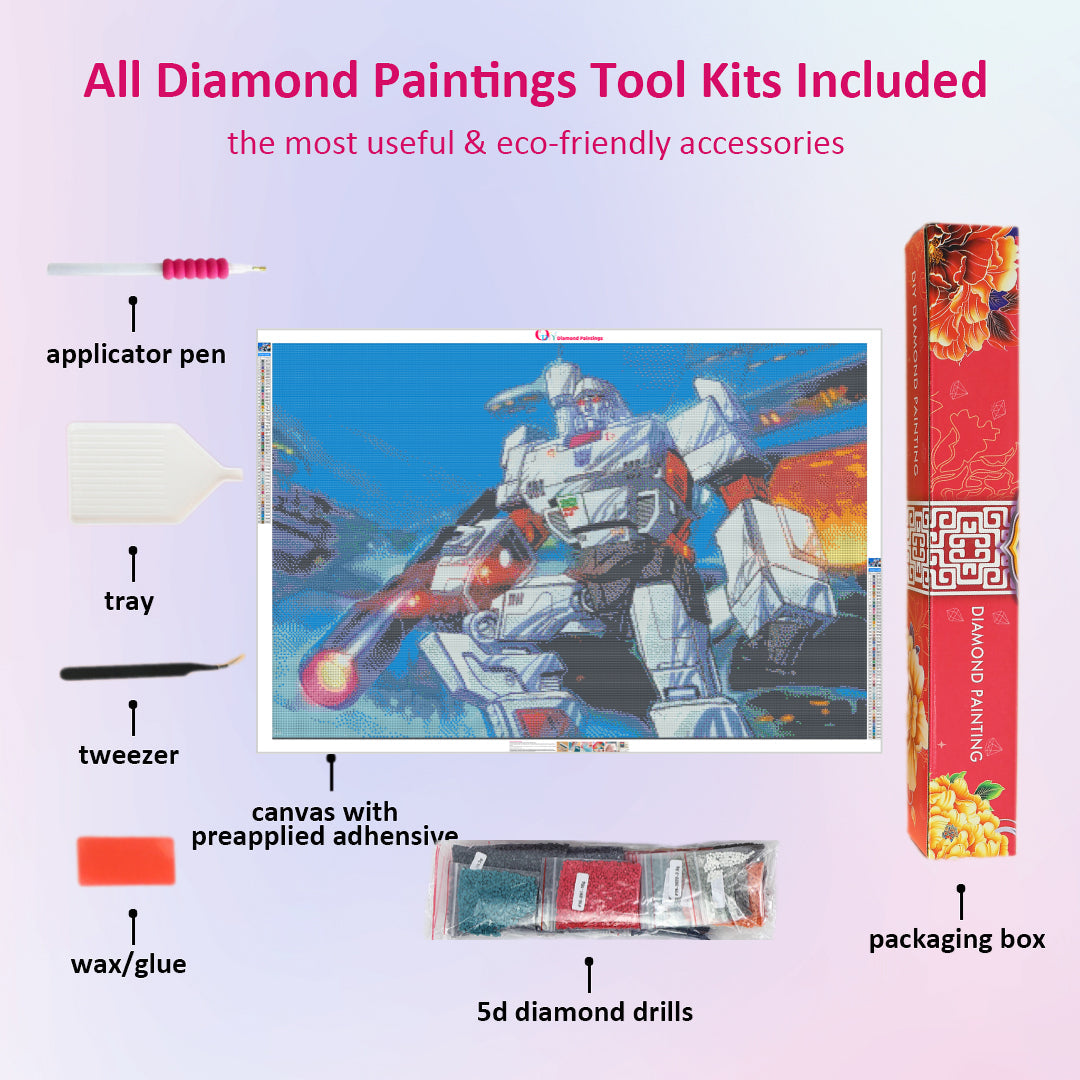 megatron-transformers-diamond-painting-art-kit