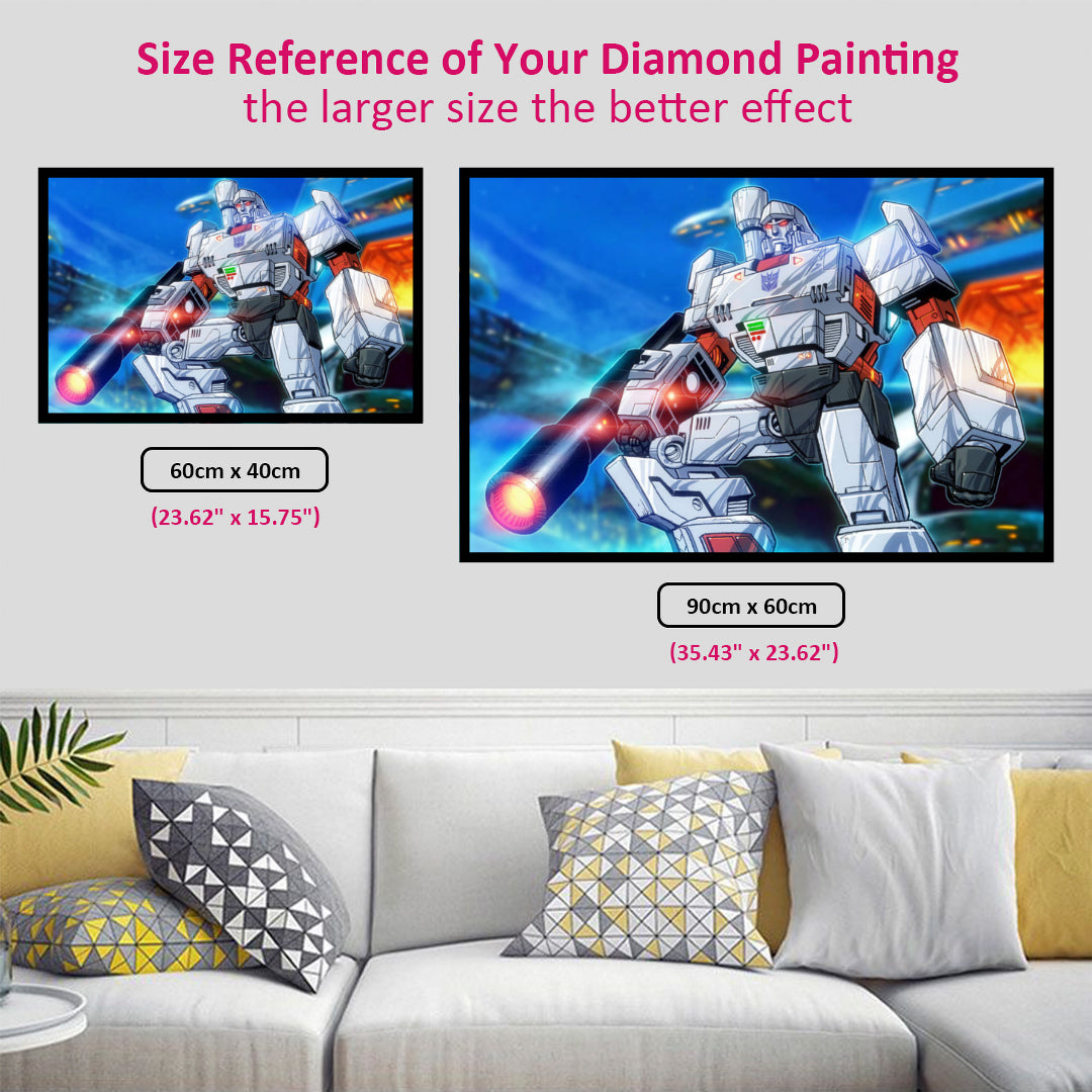 megatron-transformers-diamond-painting-art-kit