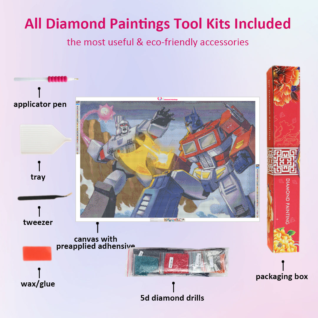 megatron-vs-optimus-diamond-painting-art-kit