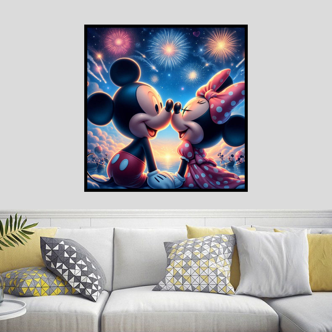 mickey-and-minnie-kiss-under-fireworks-diamond-painting-art-kit