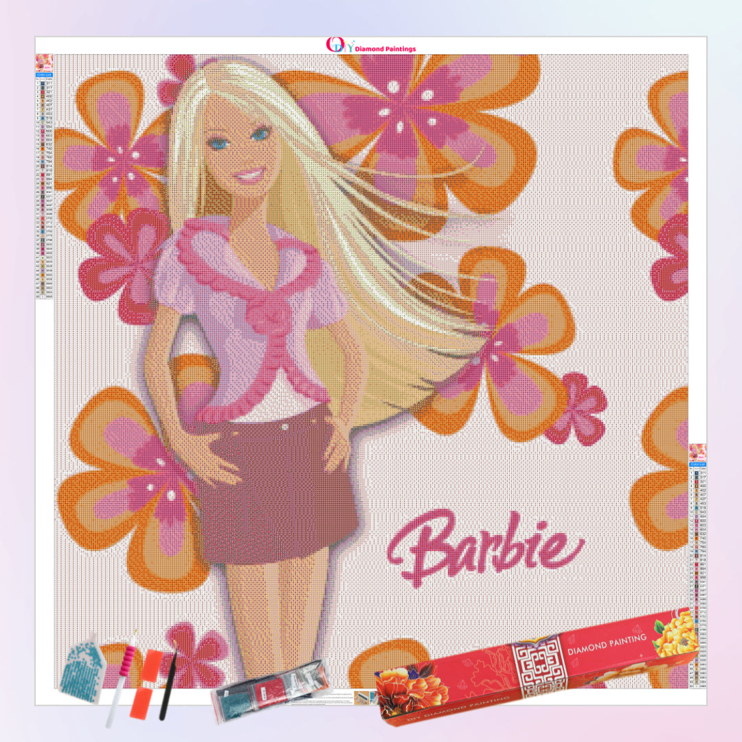 model-barbie-diamond-painting-art-kit