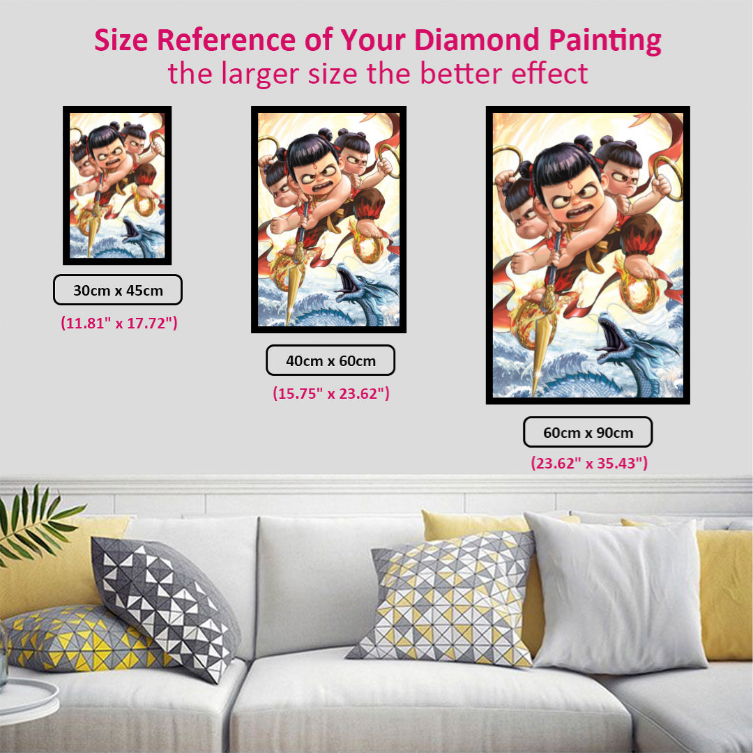 ne-zha-against-dragon-diamond-painting-art-kit