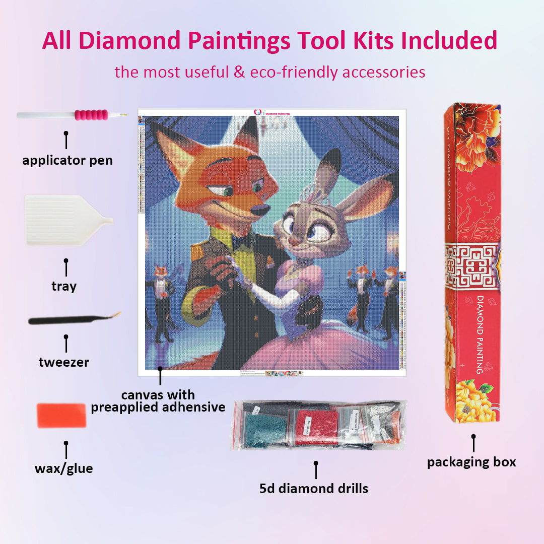 nick-and-judy-at-the-royal-ball-diamond-painting-art-kit