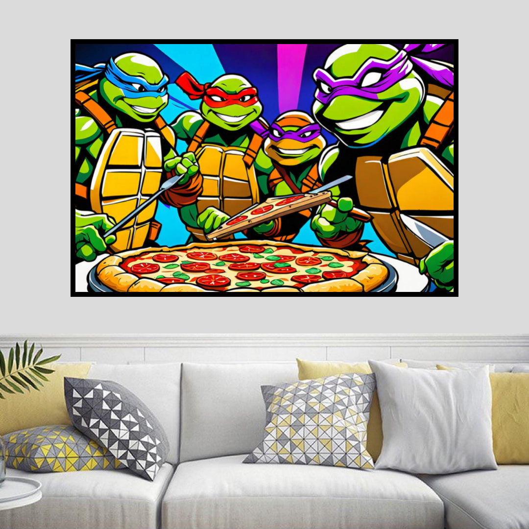 ninja-turtles-pizza-brothers-diamond-painting-art-kit