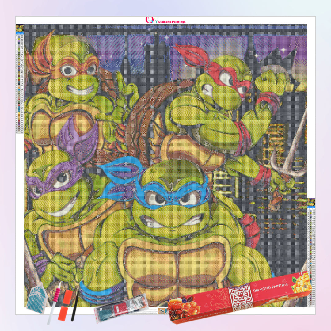 ninja-turtles-powerful-heroes-diamond-painting-art-kit