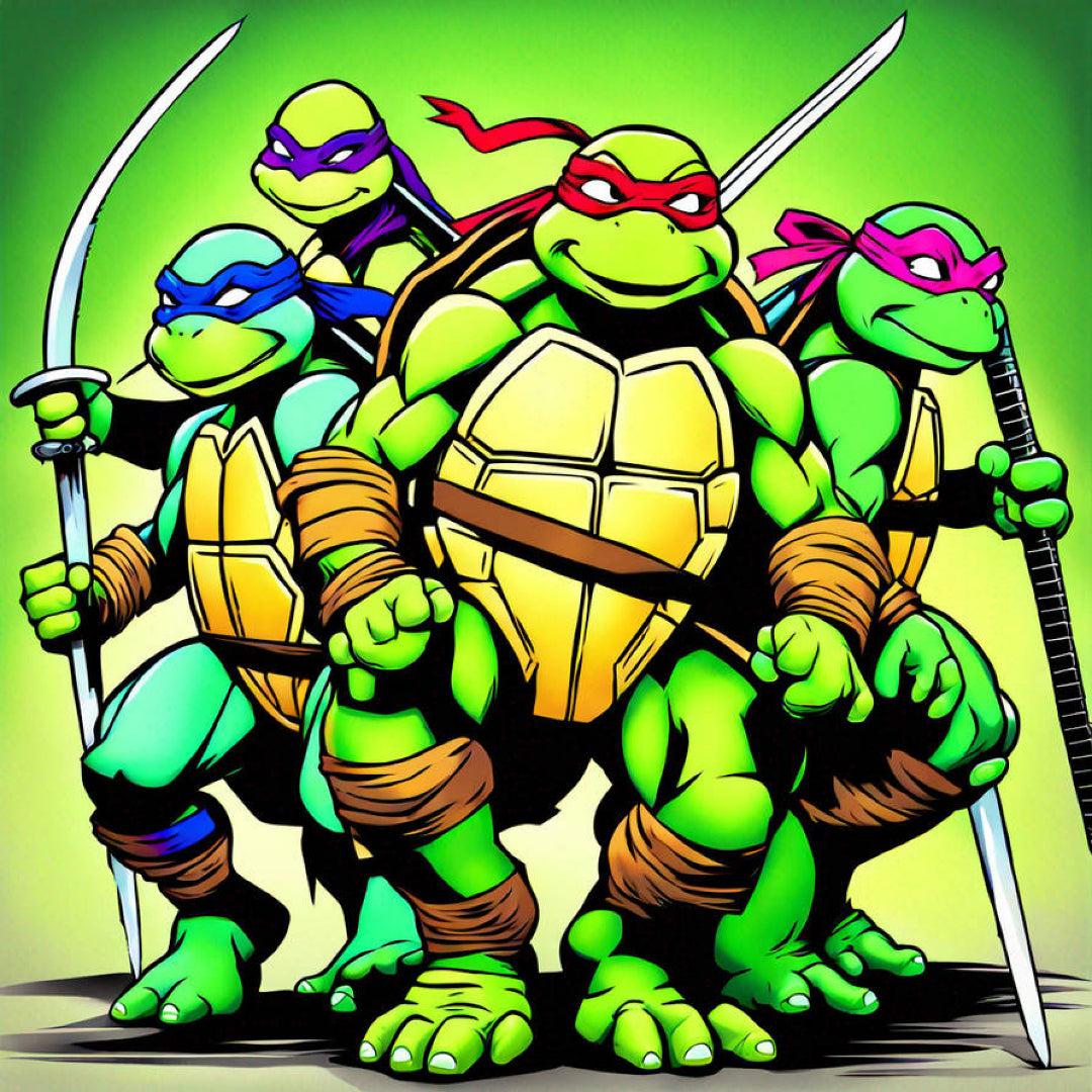 ninja-turtles-team-diamond-painting-art-kit