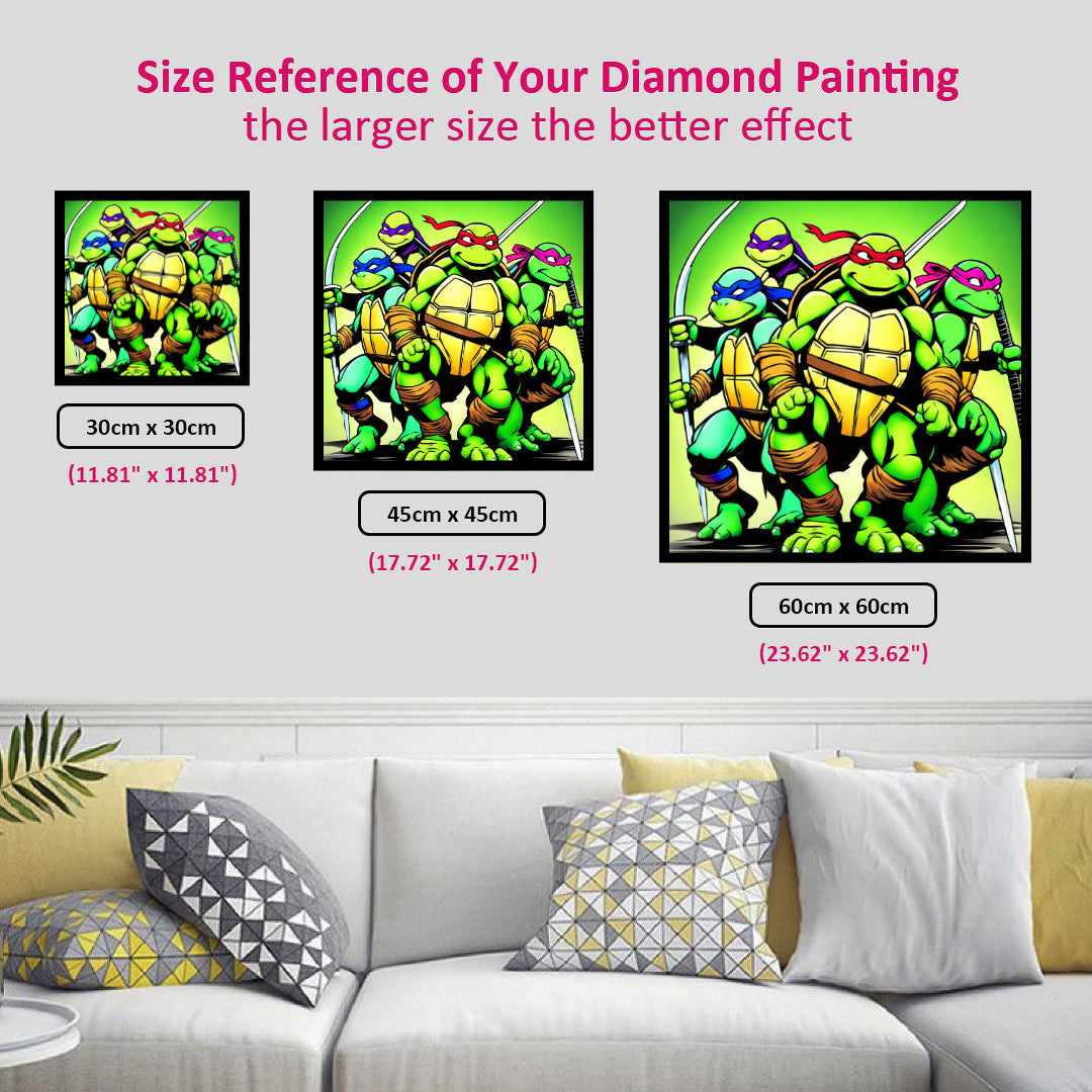 ninja-turtles-team-diamond-painting-art-kit