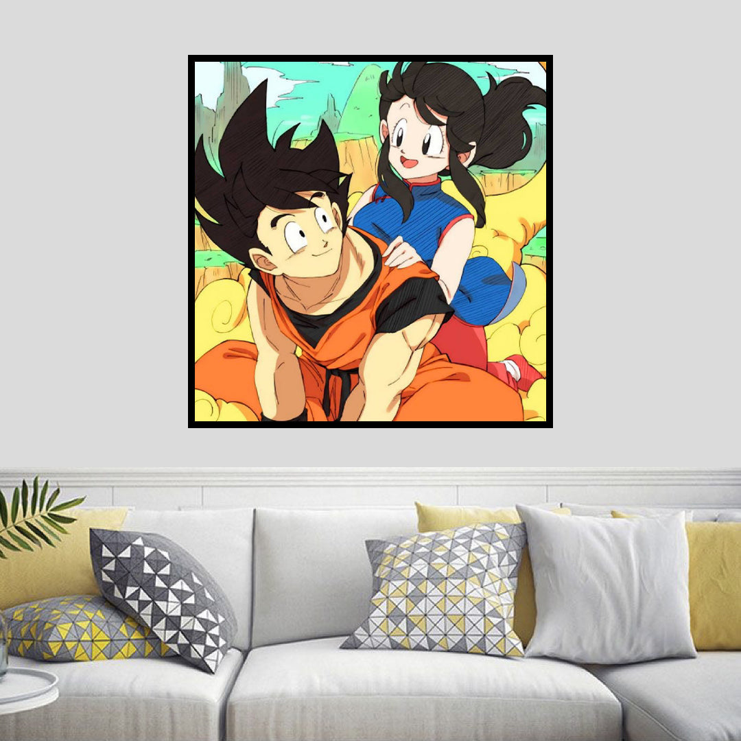 on-travel-goku-and-chichi-diamond-painting-art-kit