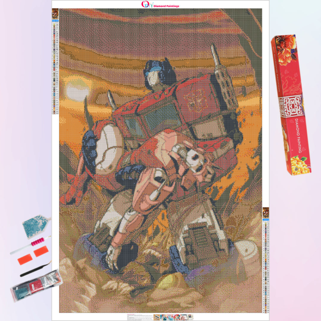 optimus-prime-rescue-diamond-painting-art-kit