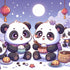 panda-celebrating-the-winter-solstice-diamond-painting-art-kit