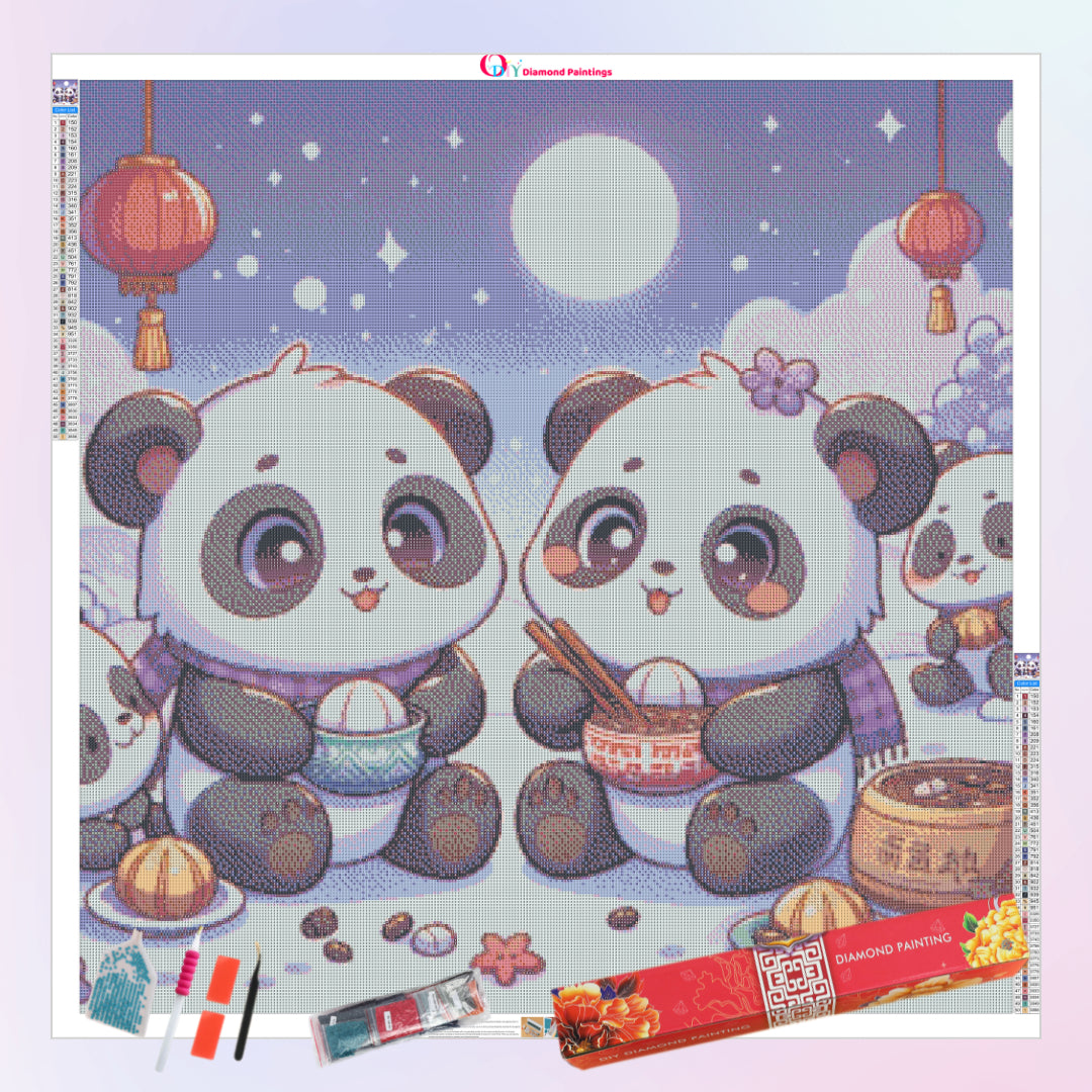 panda-celebrating-the-winter-solstice-diamond-painting-art-kit