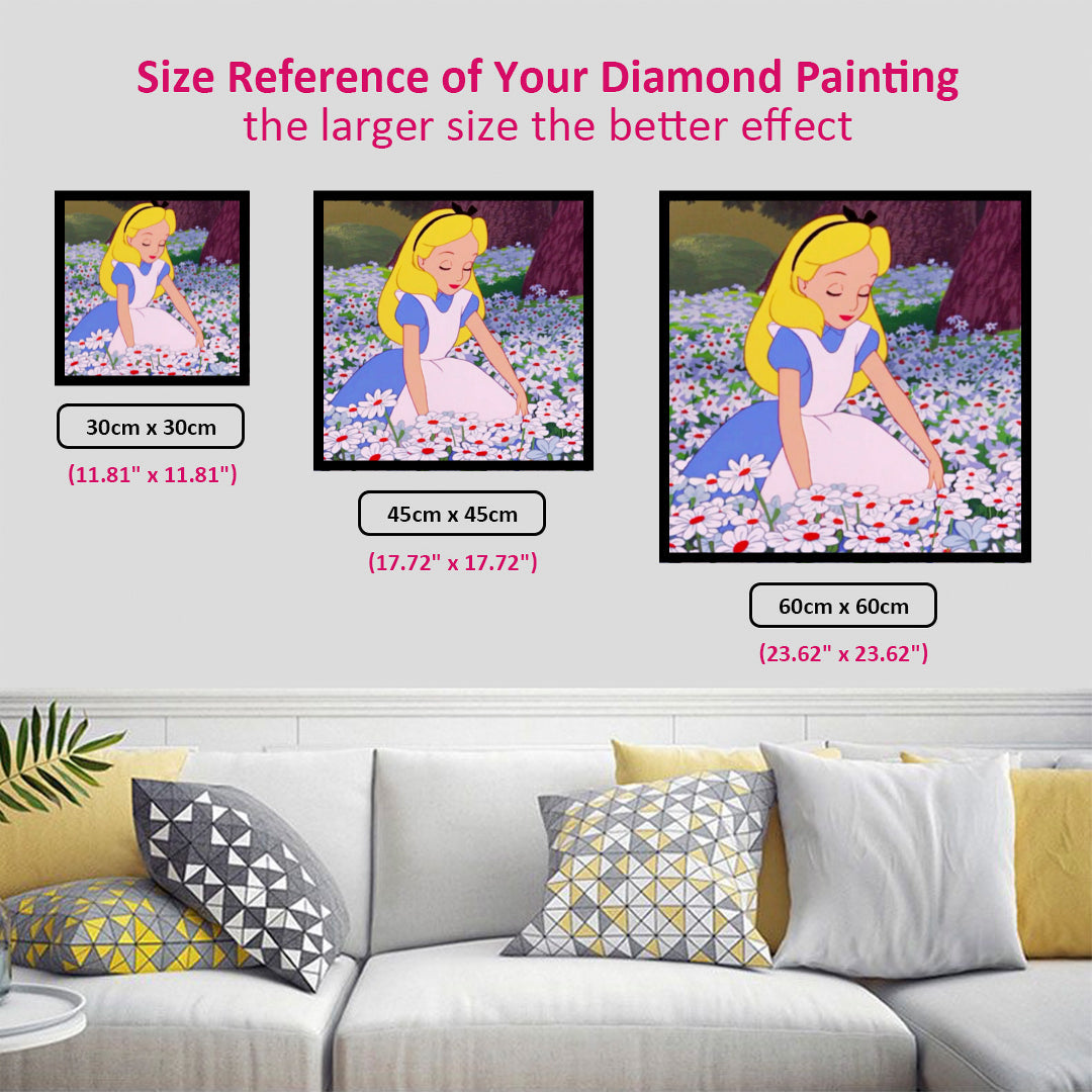 pick-flowers-alice-in-wonderland-diamond-painting-art-kit
