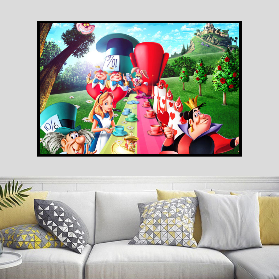 picnic-alice-in-wonderland-diamond-painting-art-kit