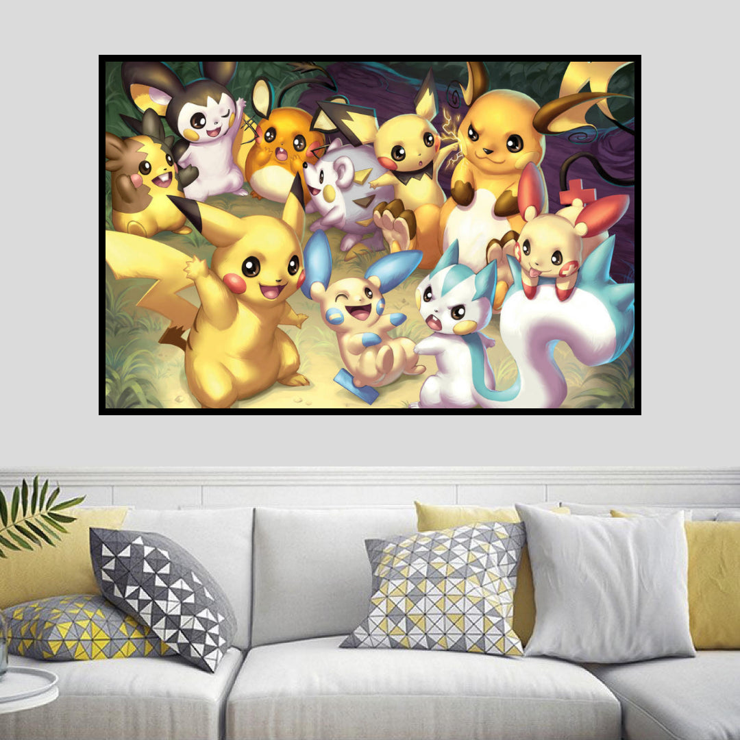 pikachu-family-diamond-painting-art-kit