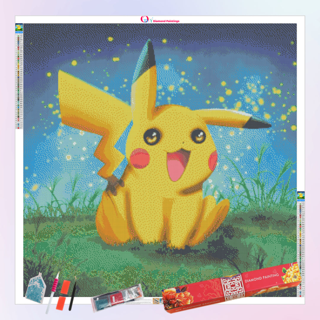 pikachu-on-greensward-diamond-painting-art-kit