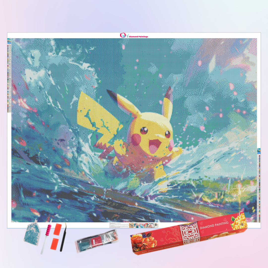 pikachu-surfing-diamond-painting-art-kit