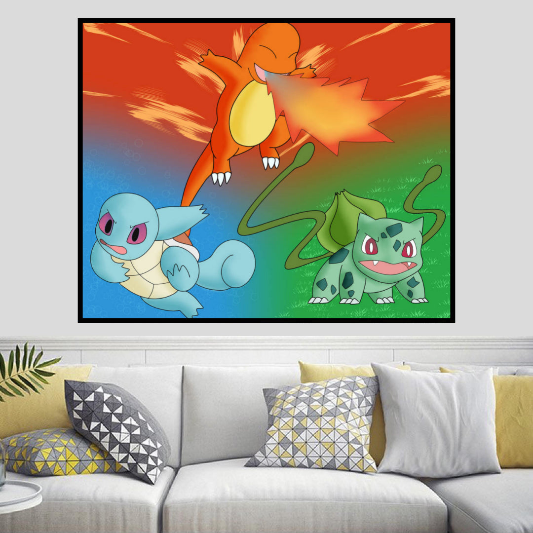 pokemon-charmander-squirtle-bulbasaur-diamond-painting-art-kit