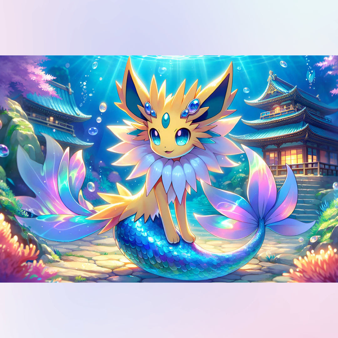 pokemon-jolteon-cosplay-mermaid-diamond-painting-art-kit