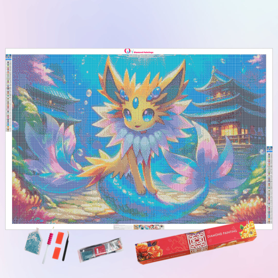 pokemon-jolteon-cosplay-mermaid-diamond-painting-art-kit