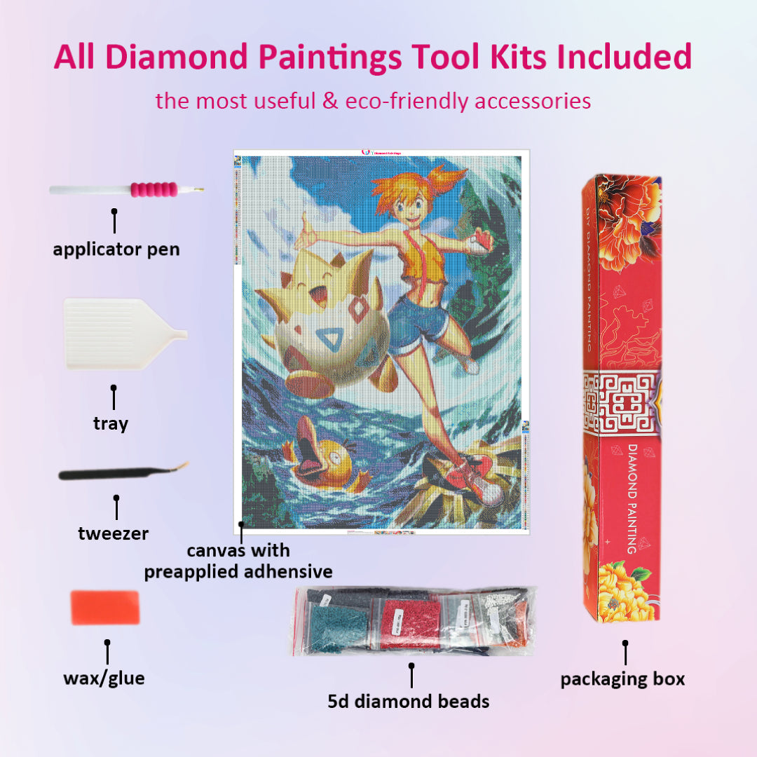 pokemon-misty-and-togepi-diamond-painting-art-kit