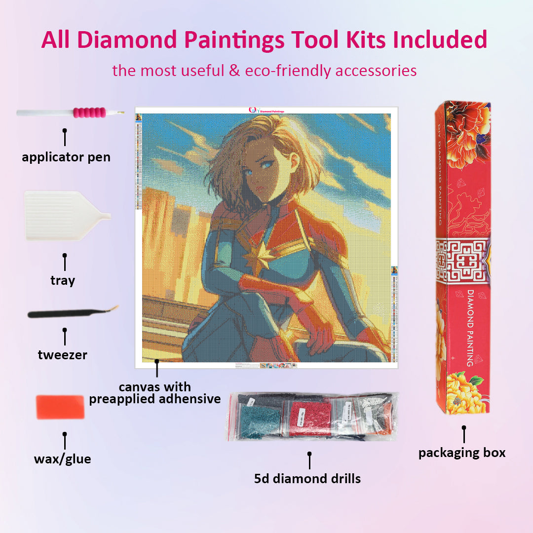 pretty-captain-marvel-diamond-painting-art-kit